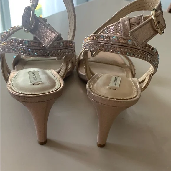 Alex Marie Tan Heels Elegant Strappy Design - Picture 6 of 7